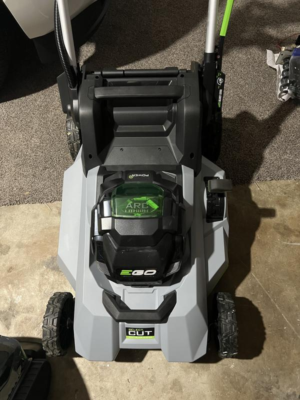Top-down view — ARC Lithium battery seated in the deck